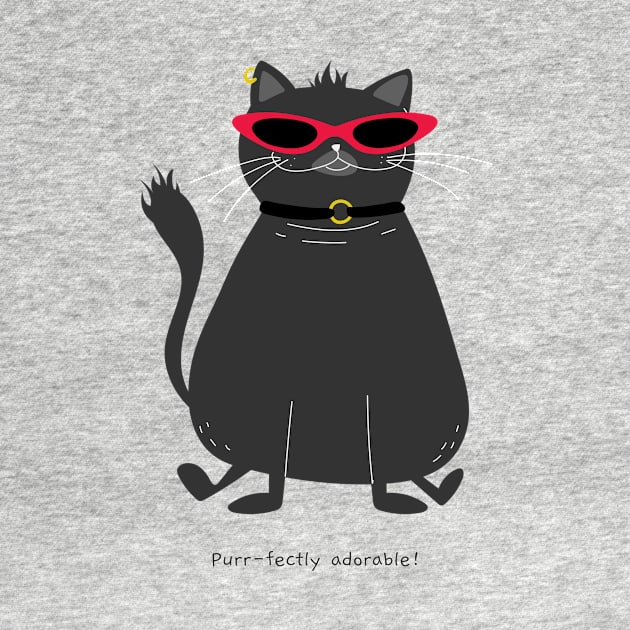 Purr-fectly adorable! by Sam's Shirt Barn